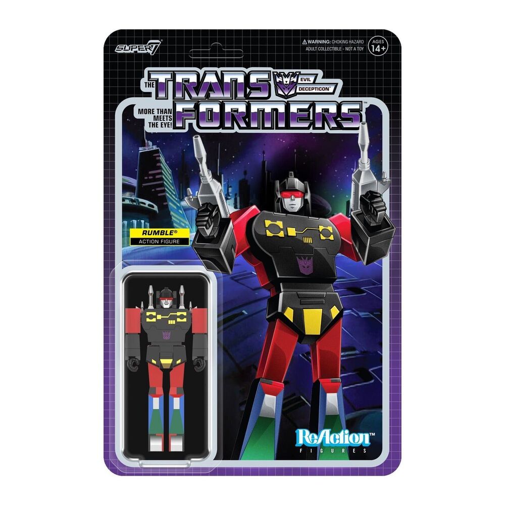 Super7 - Transformers ReAction Figures Wave 08 - Rumble (Red)